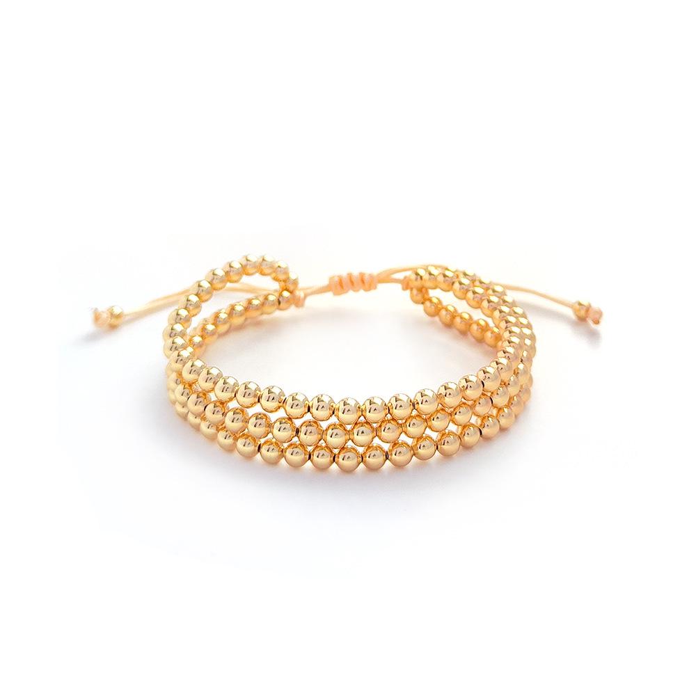 Virgin Mary Woven Pearl Bracelet: European & American Layered Jewelry for Autumn & Winter