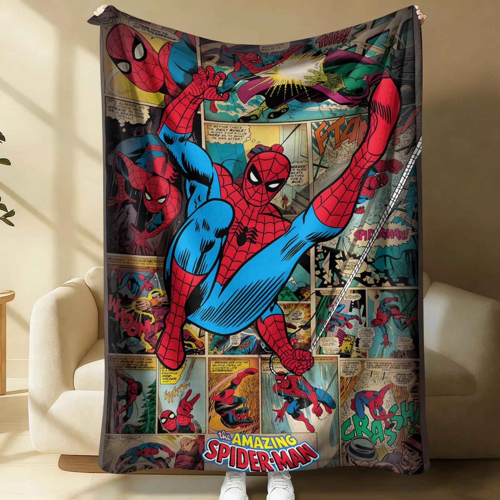 

Cartoon A-Avengers Flannel Blanket Soft and Comfortable Bedding Sofa Cover Home Decor Gift for Teenagers,Boys,Girls,and Children 75x90cm