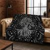 Nature Viking Yggdrasil Norse Tree of Life Flannel Blanket Soft Warm Blanket for Bedroom Room Living Room Travel Camping Picnic
