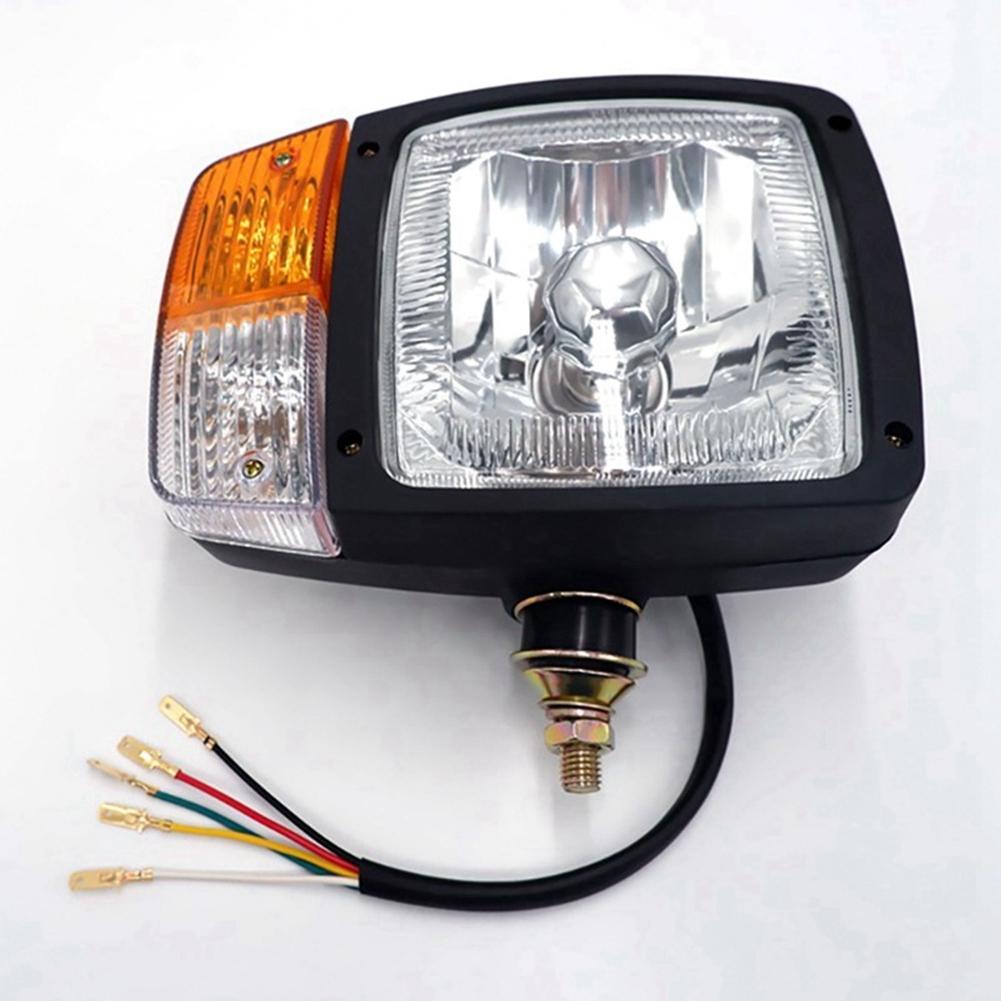 Authentic Universal LED Turn Signal Indicator Work Light Headlights,For Tractor Trailer Excavator Truck Photo color Right