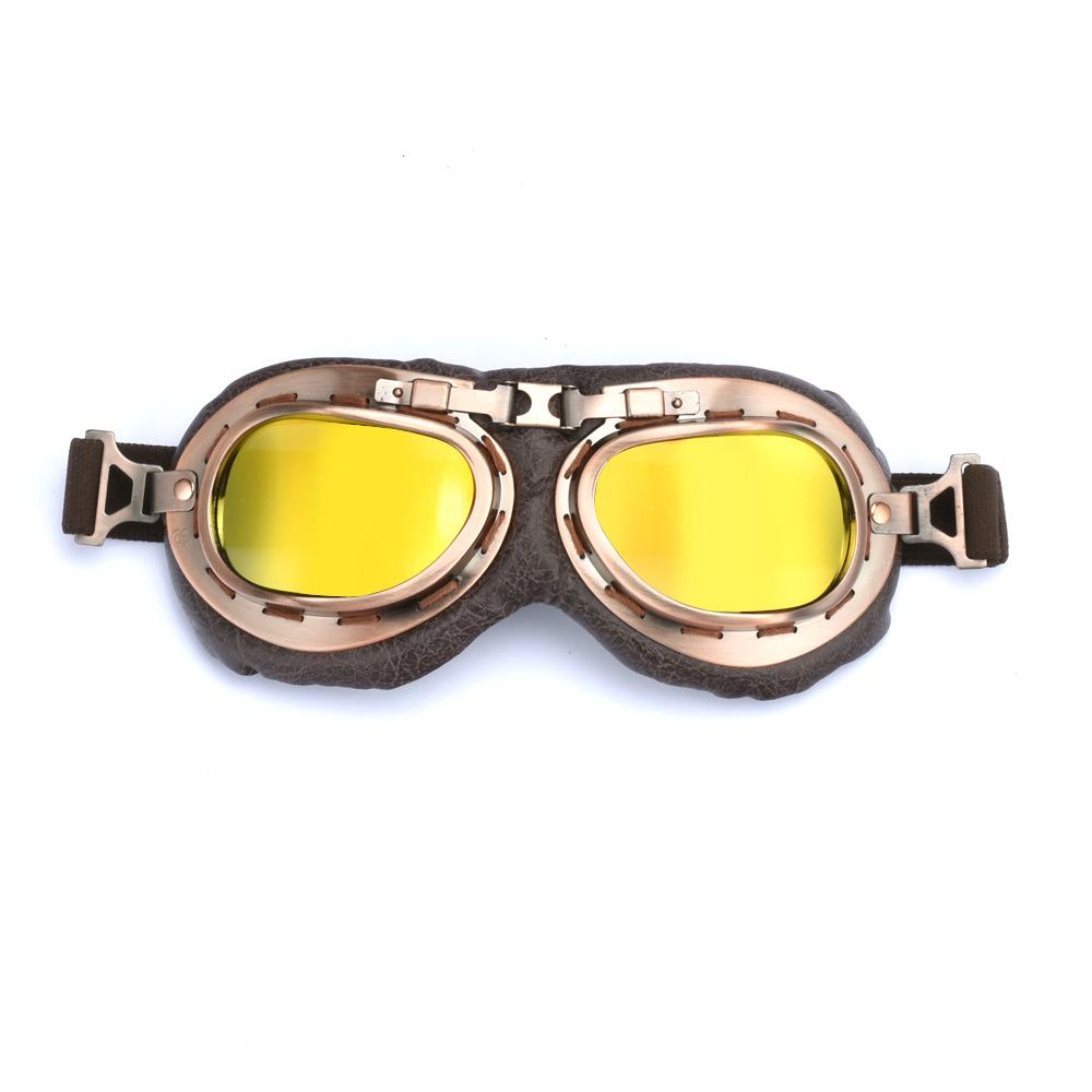 Harley Glasses Kadin Bronze Goggles Retro Motorcycle Three-quarter Helmet Half Helmet Goggles