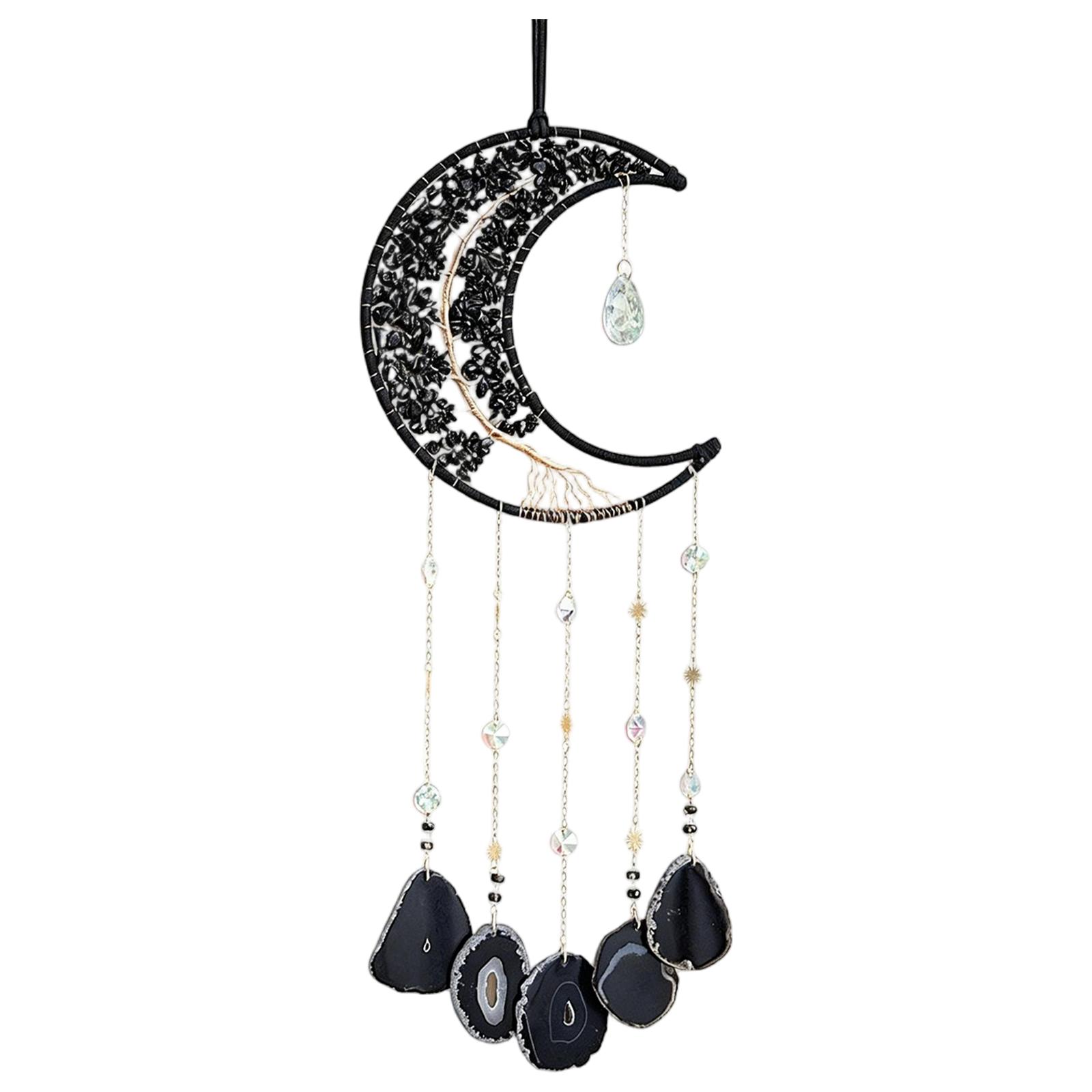 

Natural Crushed Stone Pendant, Balcony Decorative Hanging Ornament One Size
