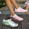Fashion 2025 New Woman Sneakers Cross-tied Comfort Casual Flats Shoes Woman Tennis Lace-Up Hike Sneakers High Quality Sport Shoes Female