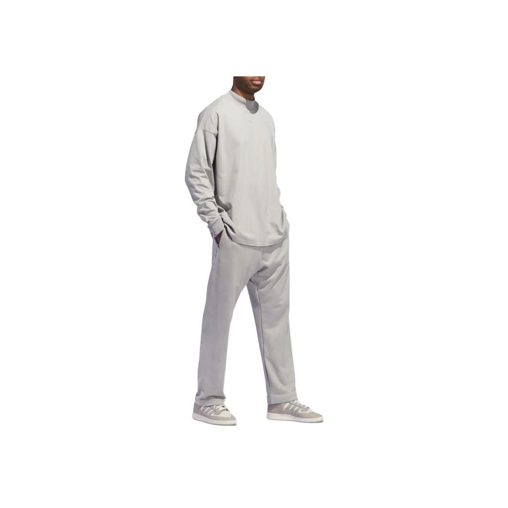 adidas Chapter 01 Knit Joggers With Mid-Rise And Straight Fit Unisex Bottoms Sesame IN7710