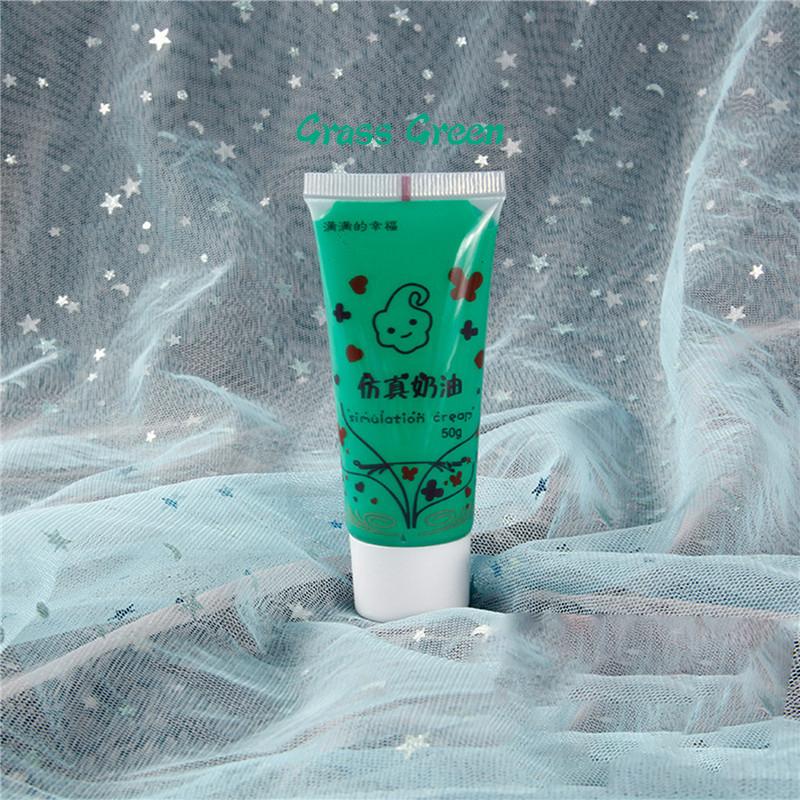 1Pcs (50Ml) Resin Diy Fake Whipped Cream Clay Simulation Cream Gel Antifreeze Mobile Shell Beauty Diy Craft Soft Clay Decoration