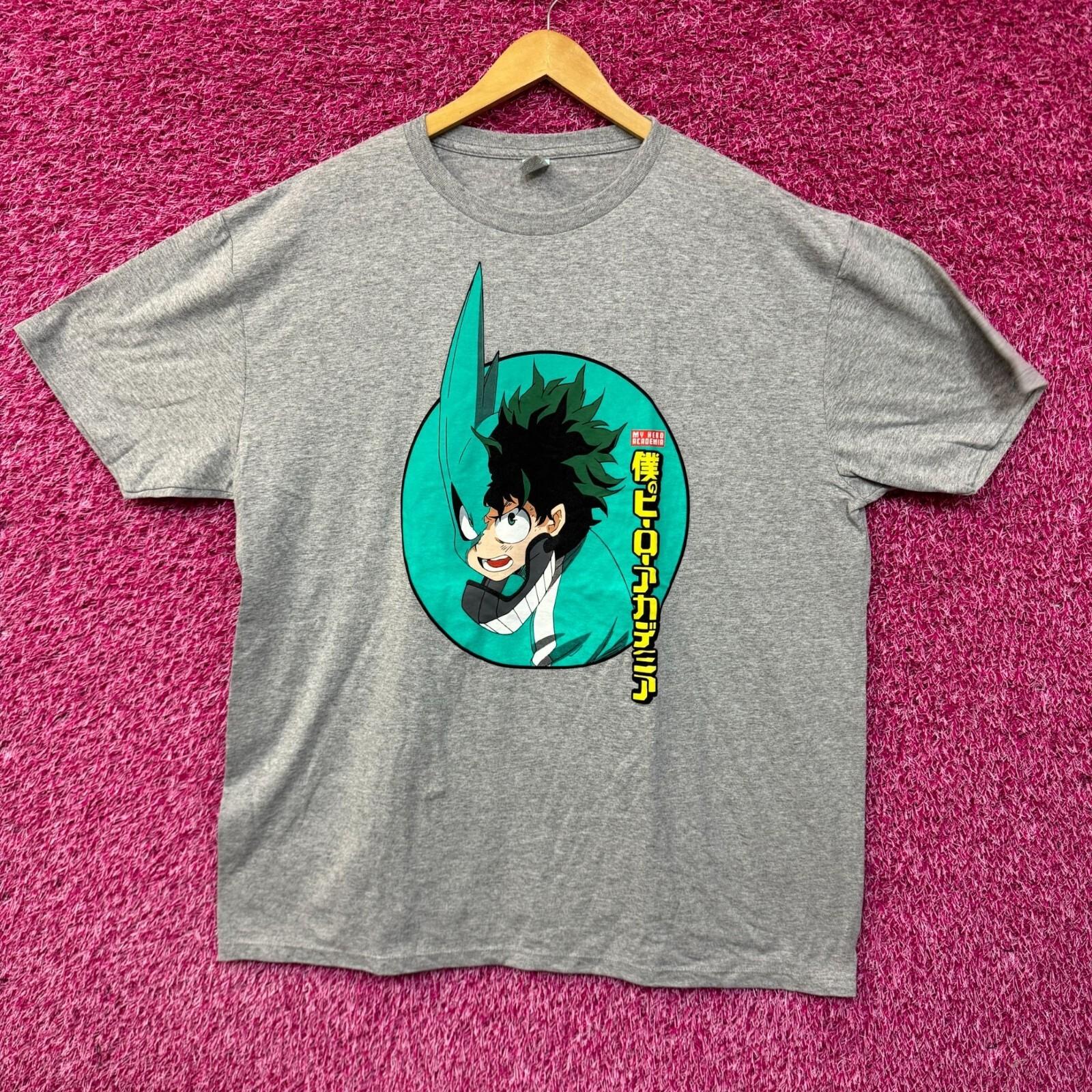 My Hero Academia Deku Izuku Midoriya Anime T-shirt XL