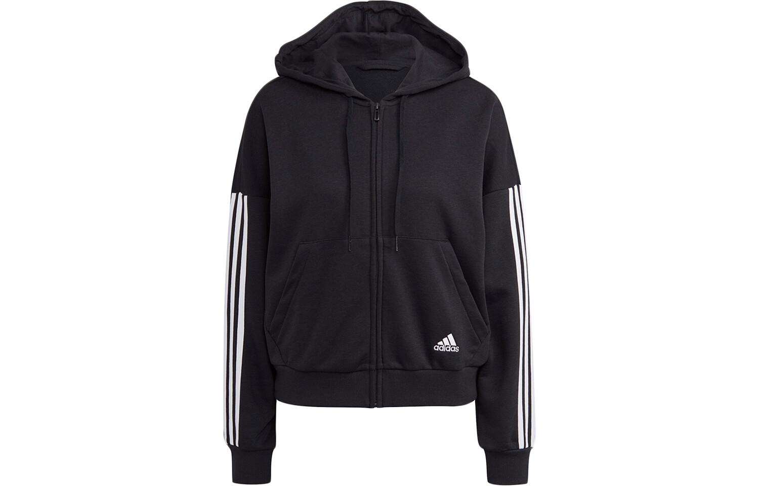 adidas Sports Casual Hooded Knit Jacket GL1462 XL