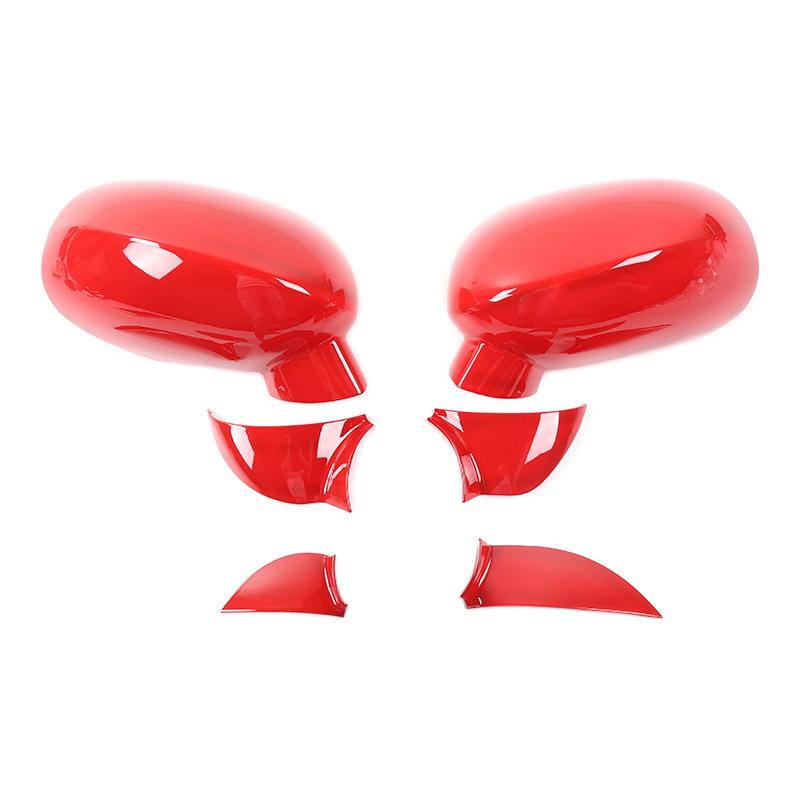 Bilbackspegel Skaldekorationsskydd för Dodge Challenger 2009 Up ABS Exteriörtillbehör