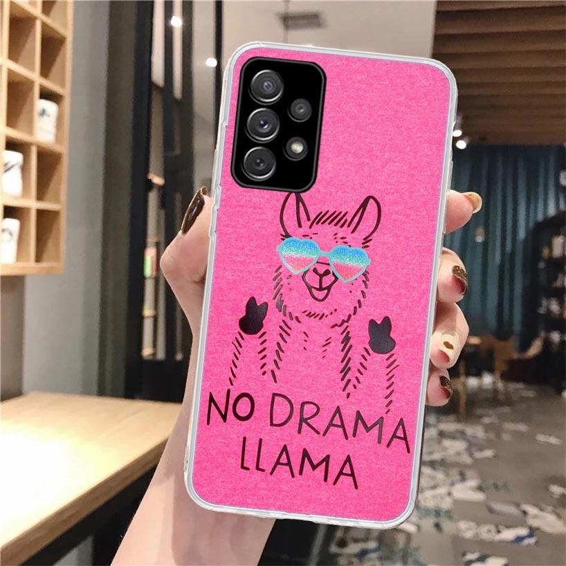 Lama Llama Alpacas Soft Phone Case For Samsung Galaxy A16 A26 A36 A56 A15 A14 A13 A55 A54 A53 A35 A34 A33 A25 A24 A23 A05S A04S