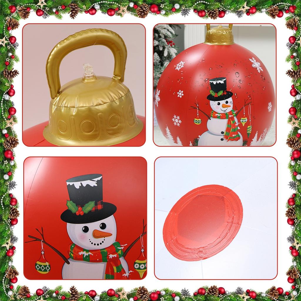 Christmas Giant Inflatable Ball Merry Christmas Decorations for Home 2025 Xmas Outdoor Balloon Ornament Navidad Natal New Year