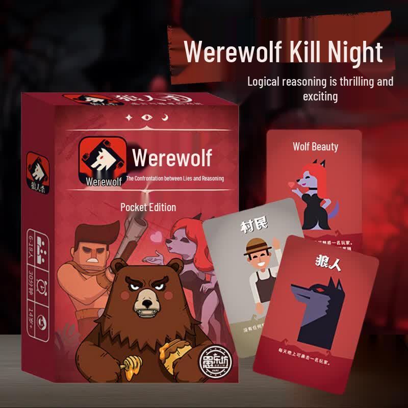 Set di Carte Gioco da Tavolo Licantropi