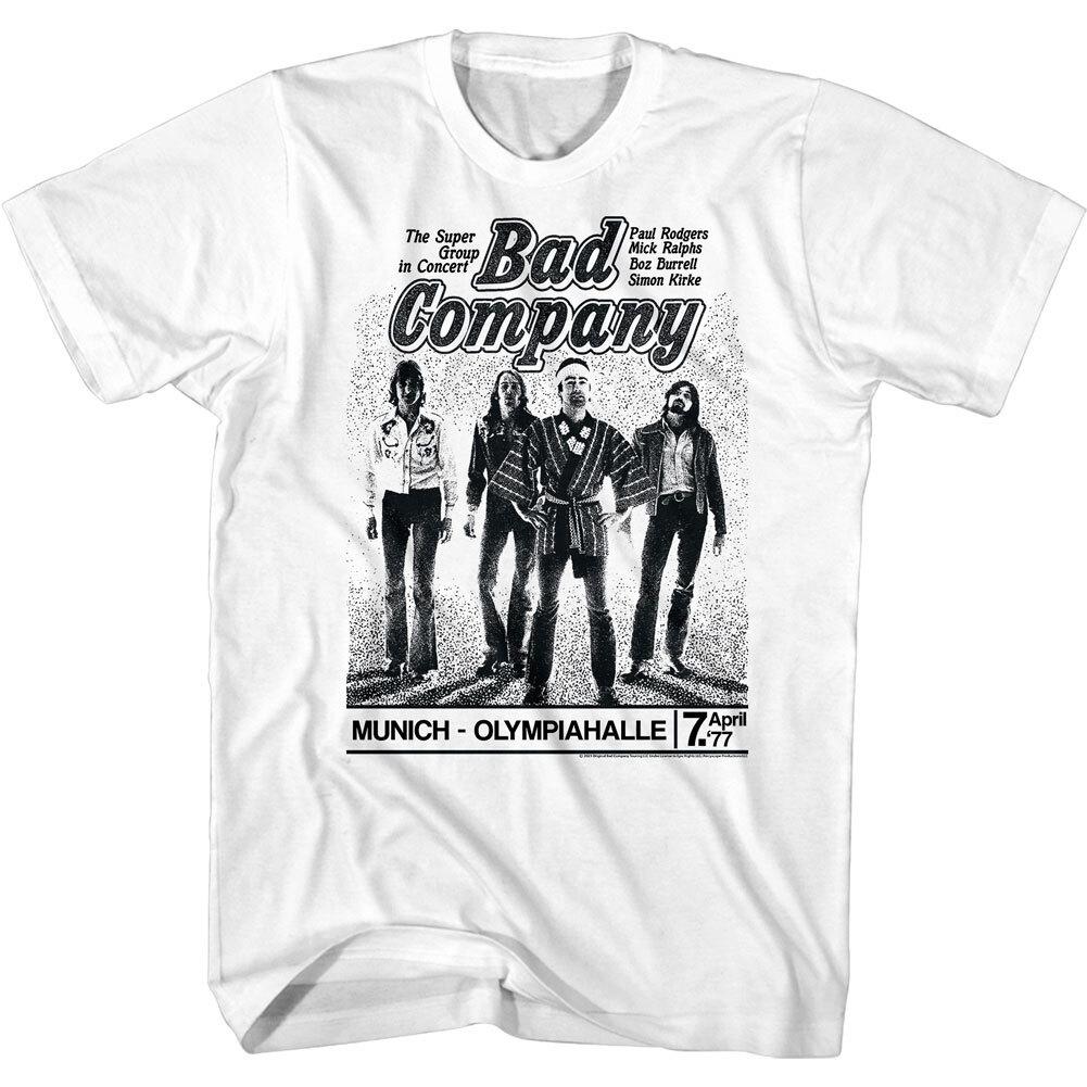 Bad Company Munich Concert 77 Men T Shirt S