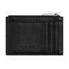Bottega Veneta Woven Design Calfskin Card Holder With Silver Hardware Men Accessories Black 853519VBWD38803