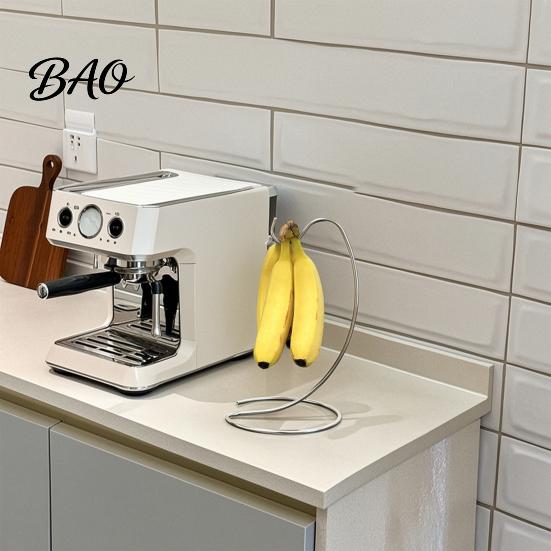 Cesto di Frutta con Ganci Appendi Banane, Supporto con Gancio in Acciaio Inossidabile, Appendi Freschezza Banane più a Lungo, Scaffale Salvaspazio per Piano di Lavoro in Cucina