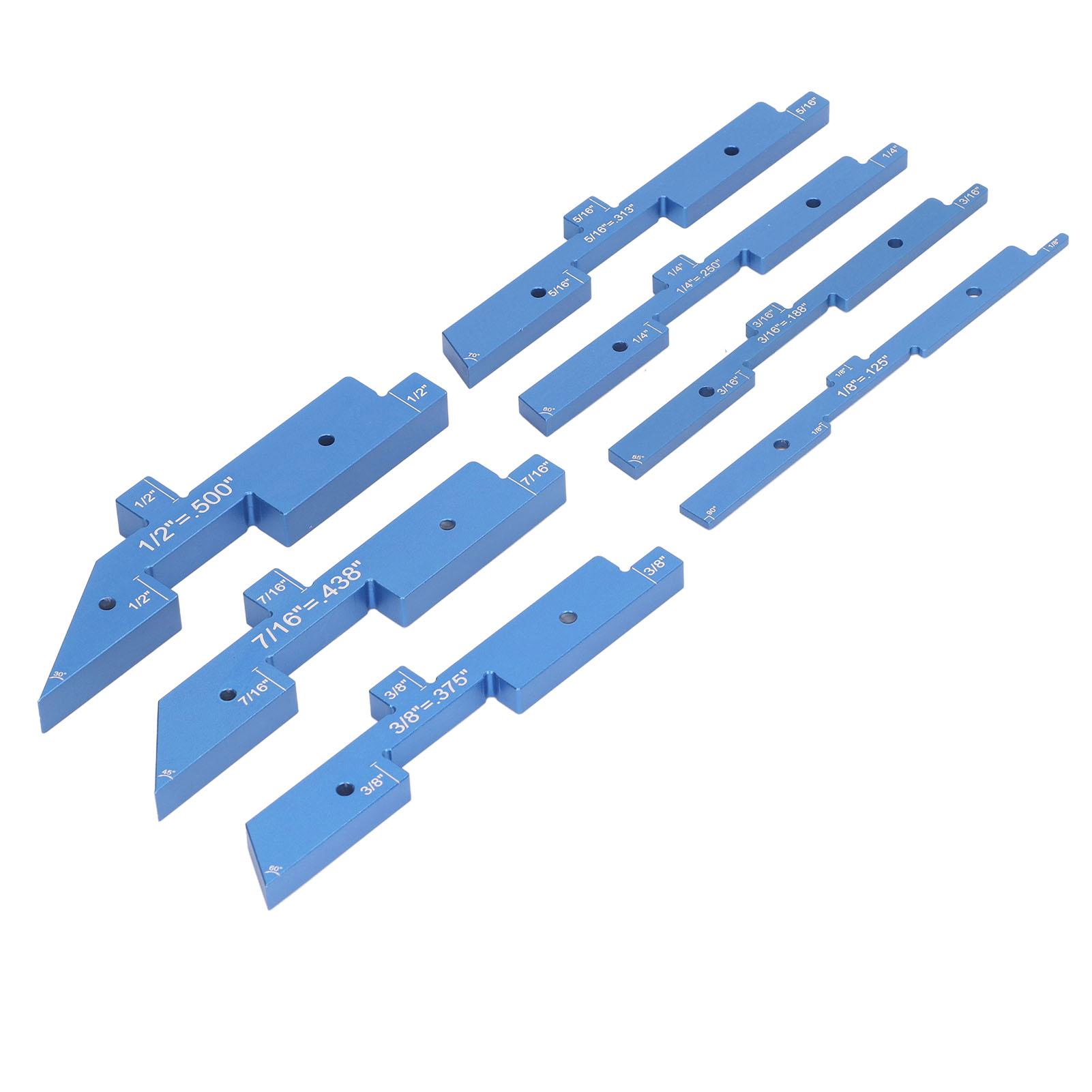 

Набор из 7 предметов, установочная планка для стола фрезера, 18–12 дюймов, алюминиевый сплав, точный установочный блок, измеритель высоты для