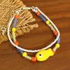 Colorful Beads Ceramic Fish Adjustable Women Bracelets For Holiday Girls Jewelry Gift