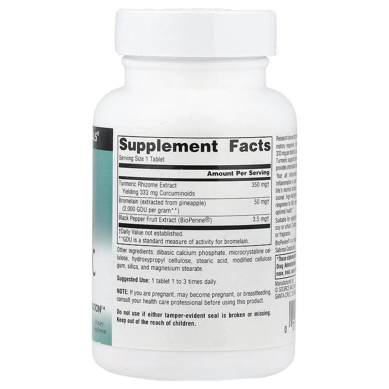 Turmeric Extract, 100 Tablets