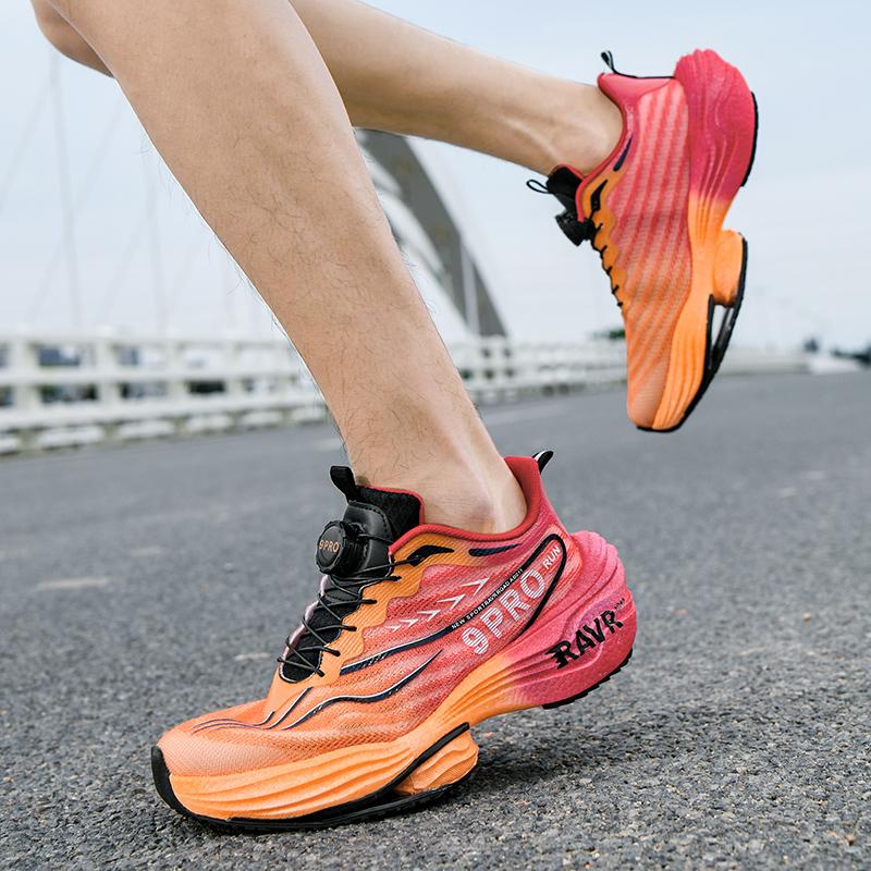 Laufschuhe Carbonplatte Spezialität Marathon Herren Sport Atmungsaktiv Leicht Damen Bequeme Athletische Rutschfeste Sneaker