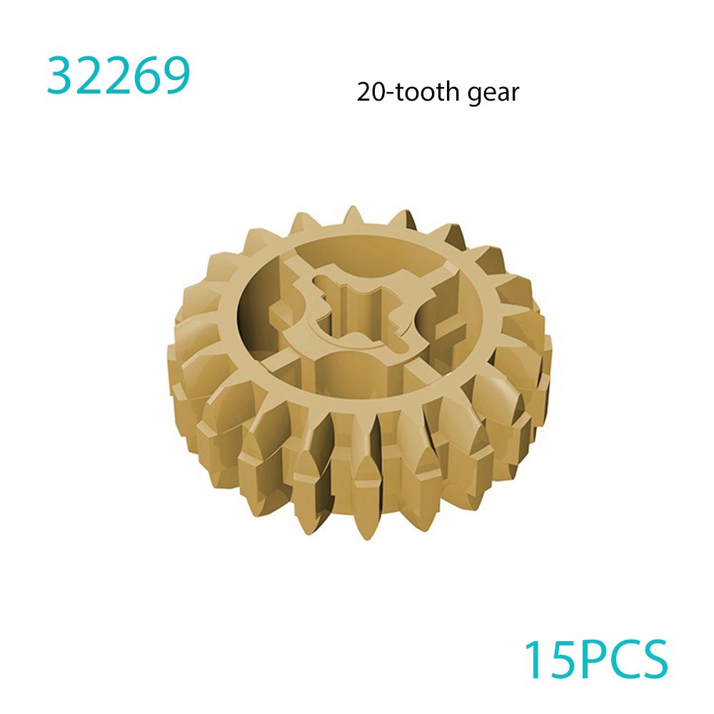 DIY Building Blocks MOC Technical Gear Axle Bricks Parts Worm Rack Conector Train Car Crane Model Assembles Christmas Gifts