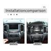 Dashboard GPS Navigation Cover Frame Decor Trim For Ford ranger Everest 17-20
