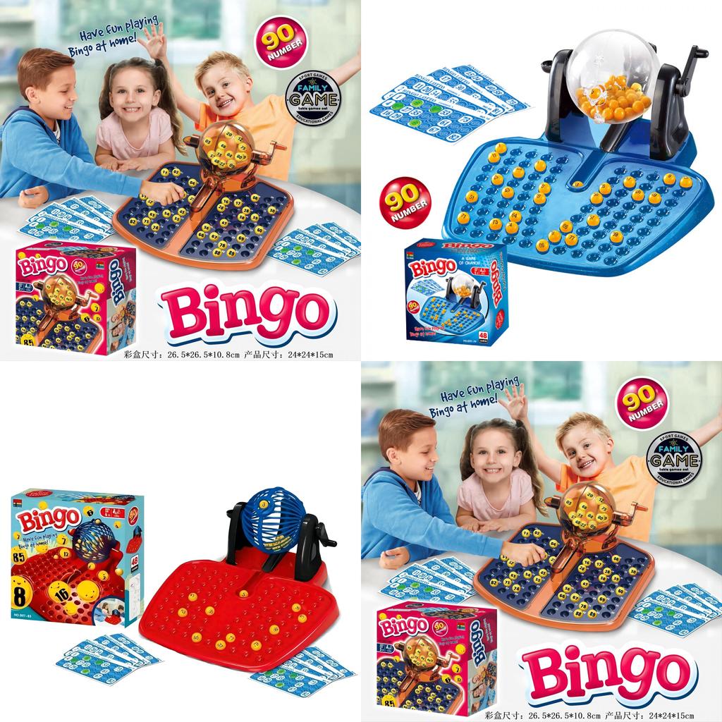 Engaging Plastic Bingo Game Handheld Lottery Machine Perfect For Parties And Family Gatherings