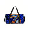Football Print School Travel Bag Large Capacity Luggage Bag 2D Flat Cartoon Best Gift for Boys Girls Fashion Style