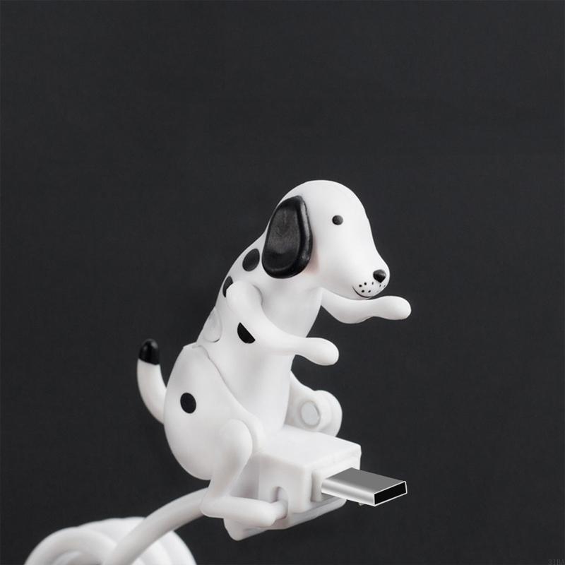Funny for Touch Dog Phone Charger Cable for Type-C Moving Stray Dog Fast Charging USB C Cable with for Touch Switch