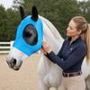 Horse Fly Mask, with Wide Eye Opening Space, Soft Lightweight Breathable Mesh Mask, for Insect And UV Protection