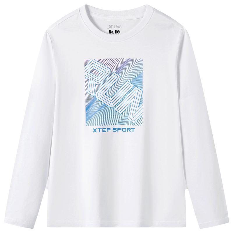 

Xtep Kids Round Neck Color Block 100% Wool Base Layer Top 160