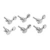 6PCS Metal Tuning Pegs Silver Electric Guitar Parts Upgrade Guitar Parts  Electric Guitar