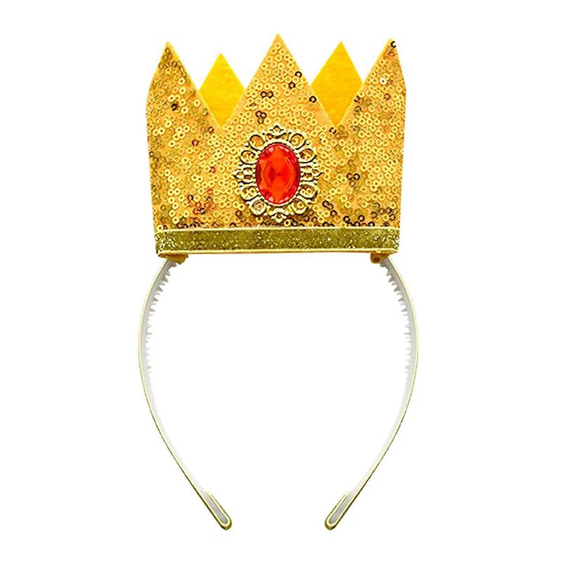 Cosplay Princess Crown Headband Custome Girls Halloween Carnival Party Role Suit Headwear Accessories