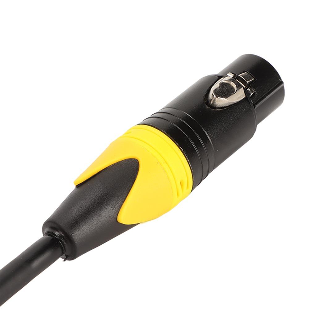 Noiseless Female to Dual Male Plug and Play XLR Y Cord XLR Splitter Cable  Mic Connection