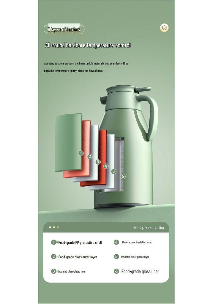 High-Capacity Smart Thermos Kettle for Home