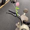 Tulip Motorcycle Ornaments Twisting Flower Electric Vehical Ornaments  Motobike