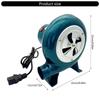 High Efficiency Outdoor Barbecue 48V 80W Metal Air Blower for Campfire Popcorn Maker Outdoor Cooking Tricycle Compatible