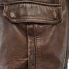 EDDIE BAUER Leather Jacket M Brown Outdoors Women Used