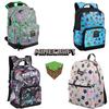 Minecraft Theme Oxford School Bag Large Capacity Travel Bag Kid Gift