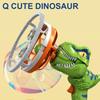 Automatic Dinosaur Bubble Gun Electric Soap Bubble Blowing Hand-Held Fan Soap Machine Outdoor Kid Toy Children Birthday Gift