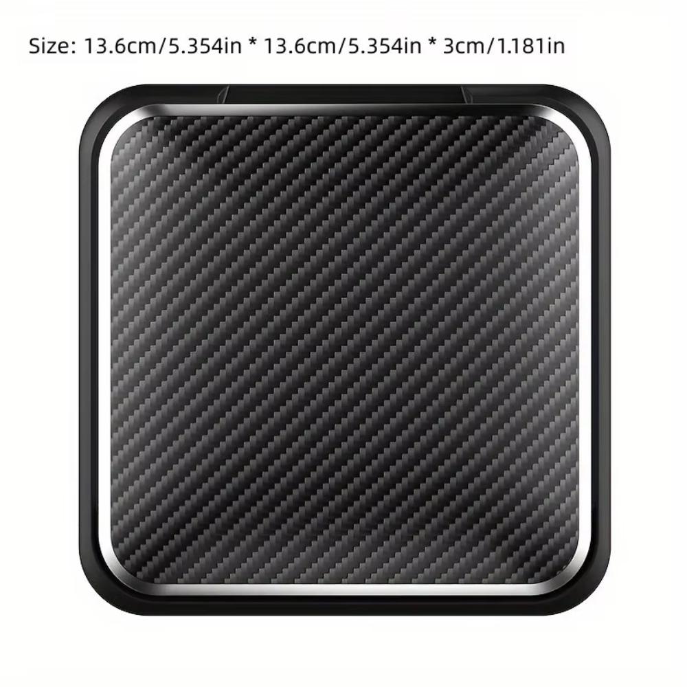 Carbon Fiber Finish Phone Mount Bracket Anti-Slip Pad Smartphone Car Mount  Car Accessories