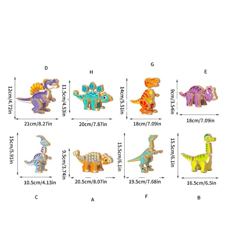 Magnetic Dinosaur Construction Toy For Children 4-8 Years Old Interactive Learning Activity For Cognitive Development