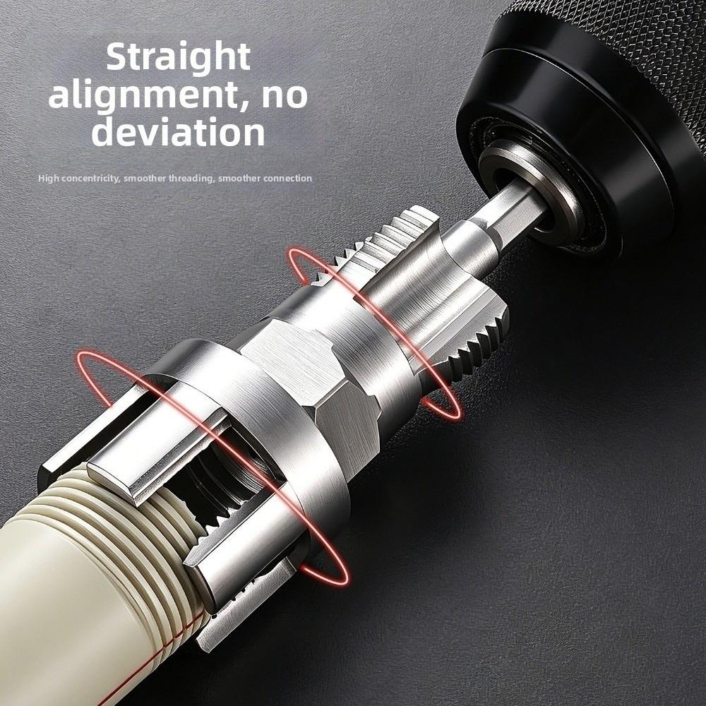 1/2 inch and 3/4 inch Pipe Threading Tool Hex Shank 5 Tooth Pipe Thread Cutter Quick Threading Pipe Threading Die