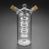 2-in-1 Double Layer Bottle Sauce Oil Vinegar Glass Bottle Condiment Seasoning Sealed Kitchen Storage Bottles Jars Kitchen Tools