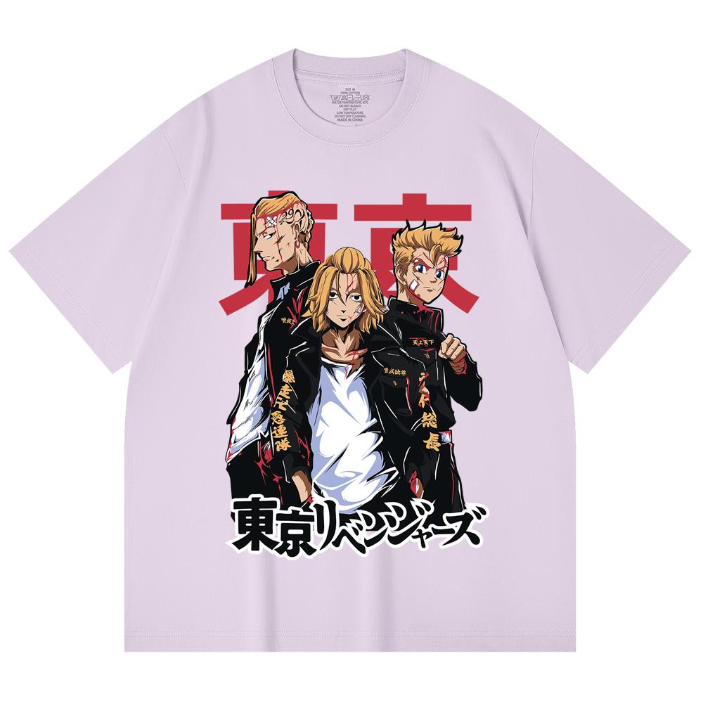 230 Gsm 100% Cotton Tokyo Revengers V1 Print Unisex Heavy Cotton T Shirt