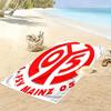 Mainz Passion Print Beach Towel, Large Soft Quick Dry Towel for Beach Camping Swimming