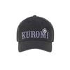 Kuromi Logo Cap Charcoal