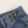 Fashion Butterfly Shaped Jean Waist Tighteners Delicate Detachable Adjustable Pants Waist Buckle Extender Jeans Waist Button