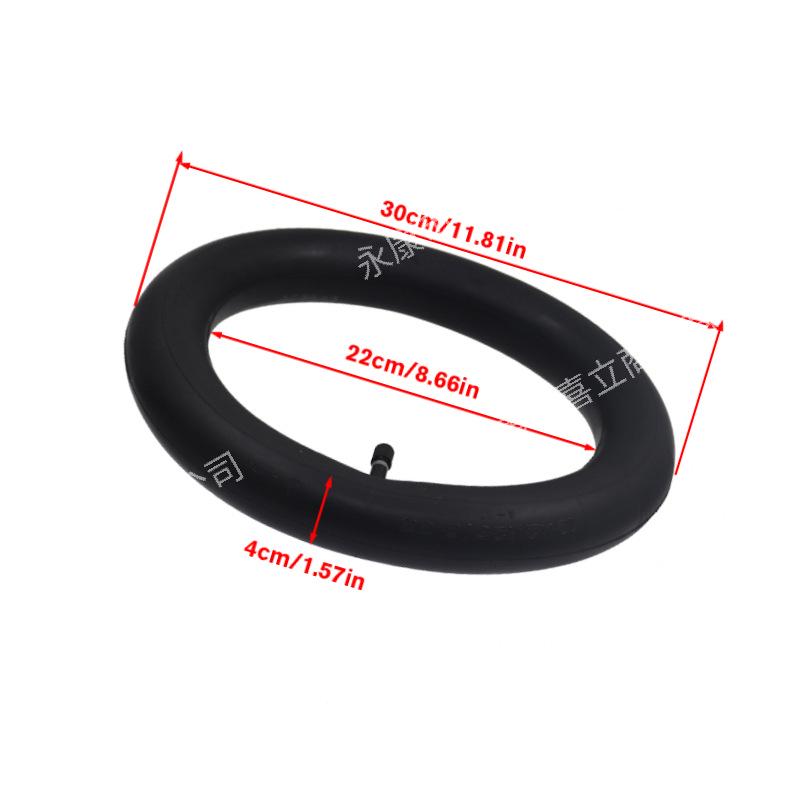 Butyl Rubber Inner Tube 12x2.125/2.35 | Straight Valve for Electric & Folding Bikes
