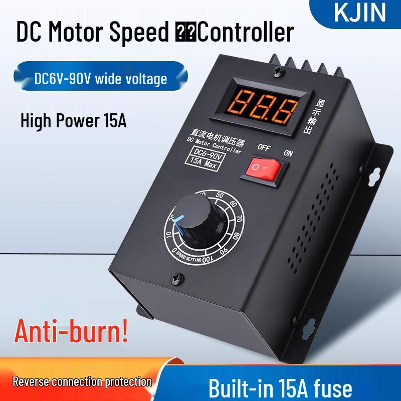 Universelles PWM-Modul zur Drehzahlregelung von Gleichstrom-Bürstenmotoren: 6V-90V