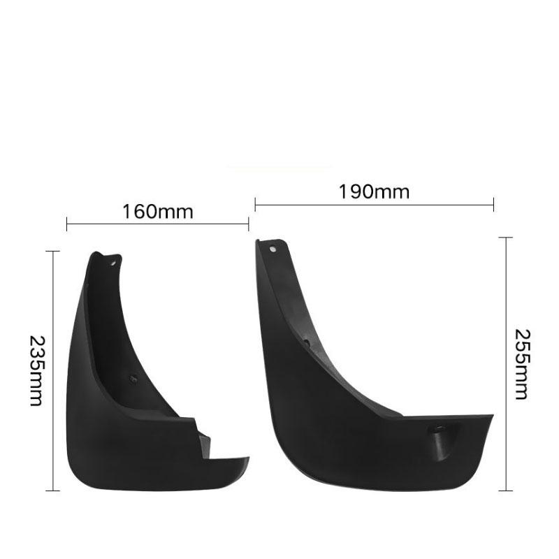 Guardabarros delanteros y traseros para coche Kia Forte Cerato K3 EX LX 2009-2013 2018-, protectores contra salpicaduras, guardabarros con solapa,