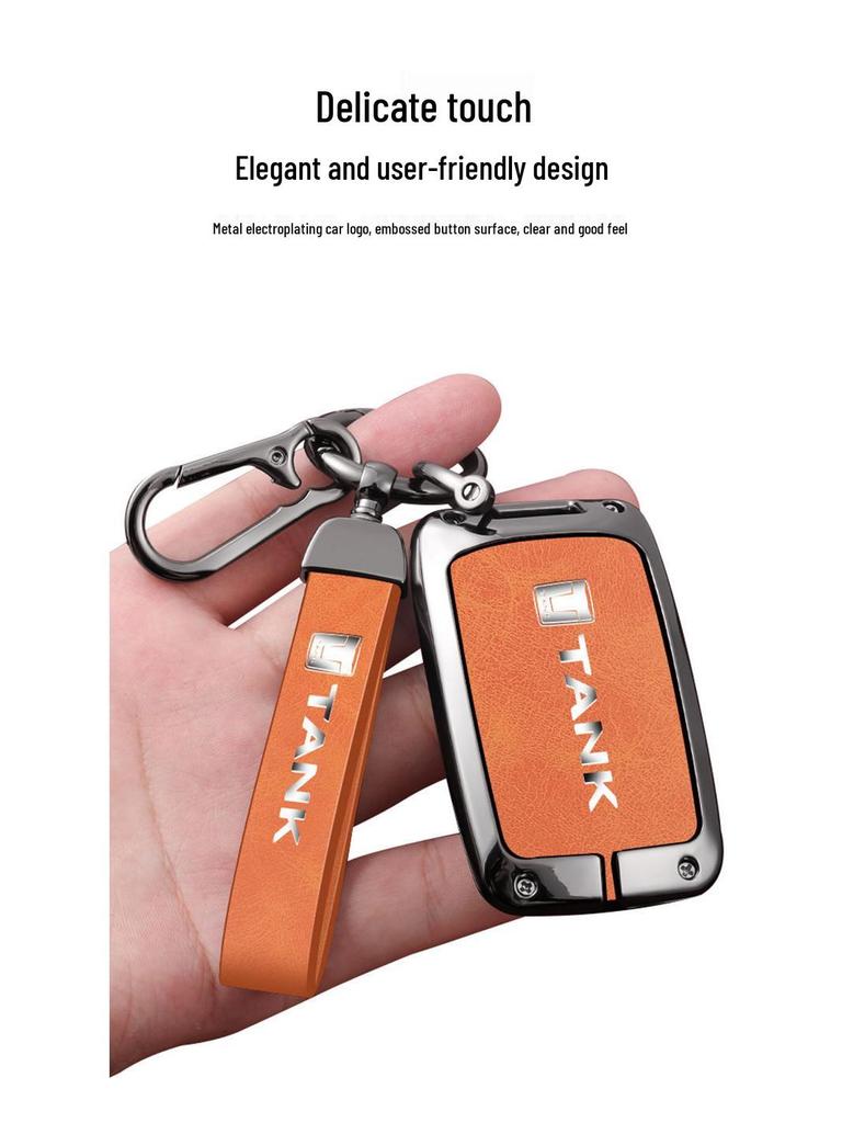 23 Tank 300, Model 400HI4T, 500 Car Metal Buckle Key Case for Men and Women